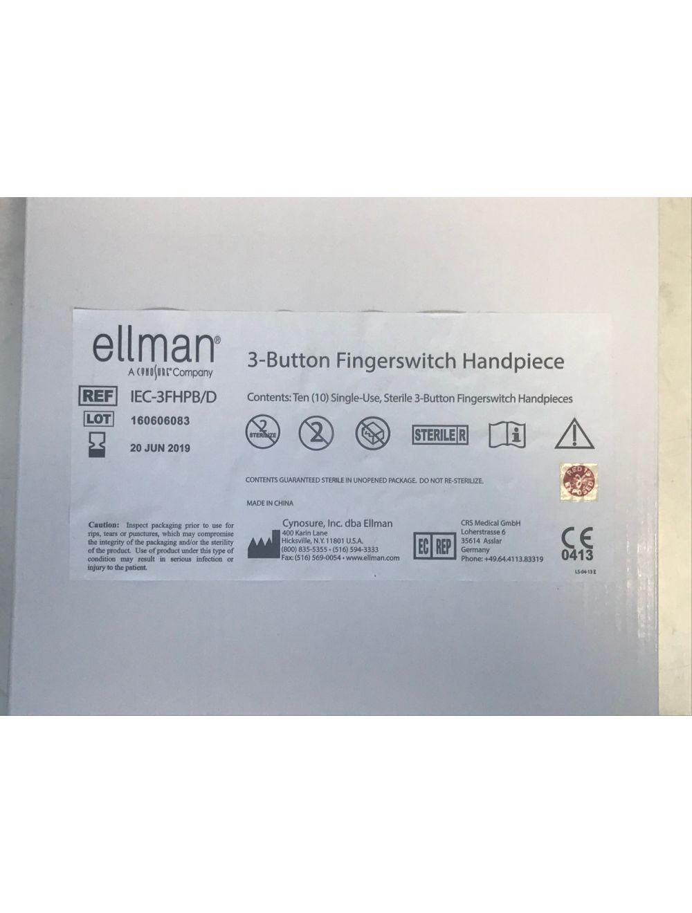 Ellman Pelleve IEC-3FHPB/D 3 Button Fingerswitch Handpiece 10 PACK EXP 2019 Sol International Medical