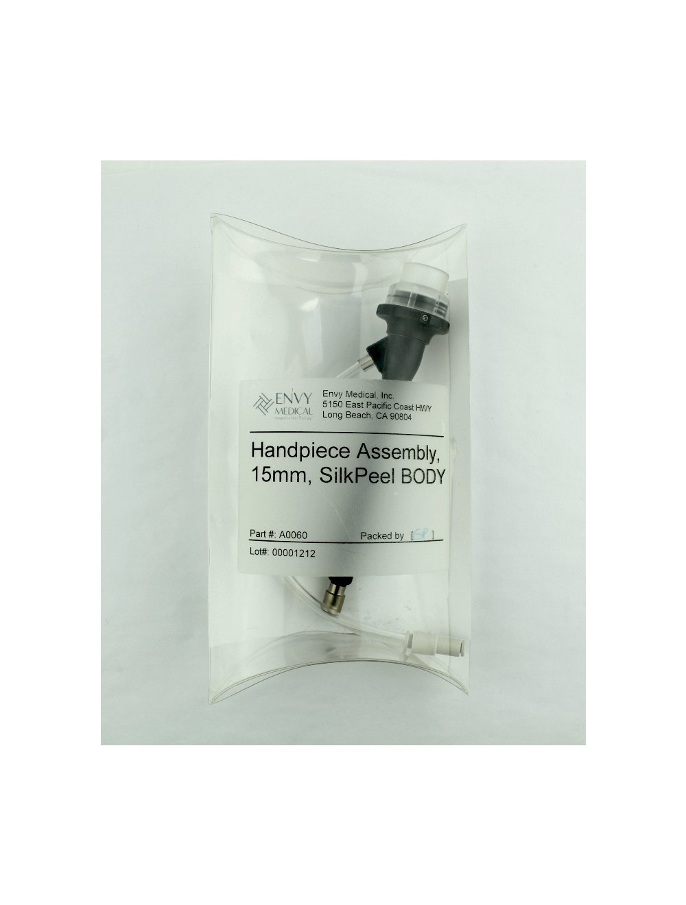 Envy Medical SilkPeel Dermalinfusion Standard Body Handpiece A0060 Black Sol International Medical