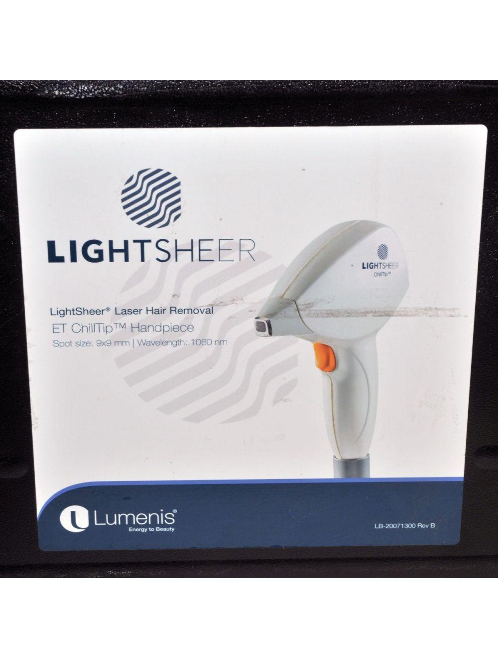 Lumenis LIGHTSHEER ET Laser Chill Tip Hair Removal Handpiece Light Sheer 1060 nm Lumenis