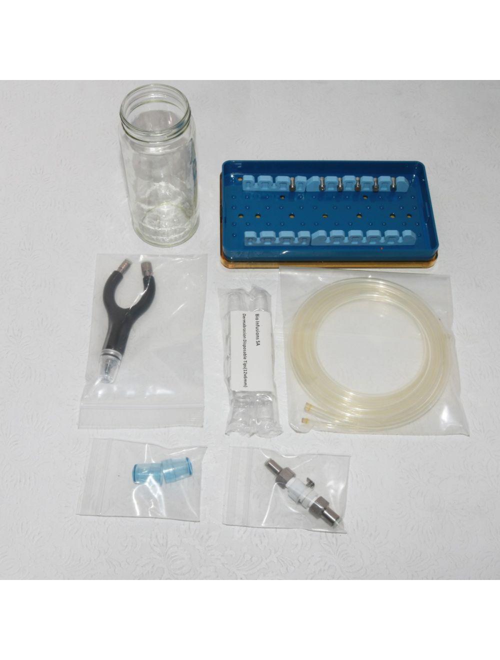 Envy Medical SilkPeel 3 MD SP3 Dermalinfusion Face HP Kit Tips 163h Small Crack Sol International Medical