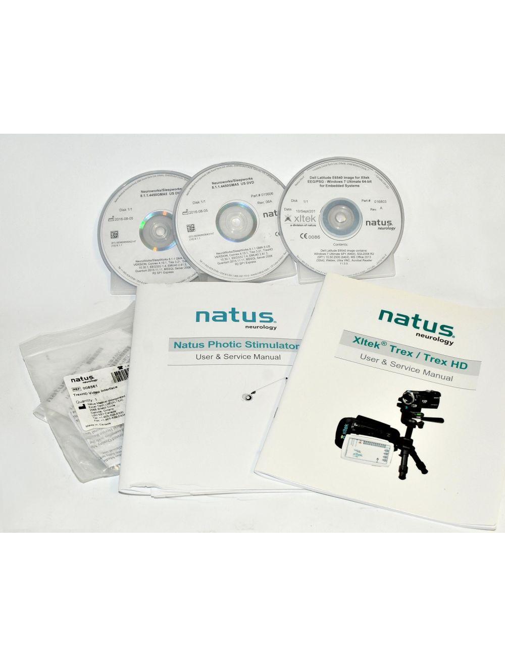 XLTEK Trex HD Natus Neurology Ambulatory EEG System Nanuk Sleep Monitoring Study Sol International Medical