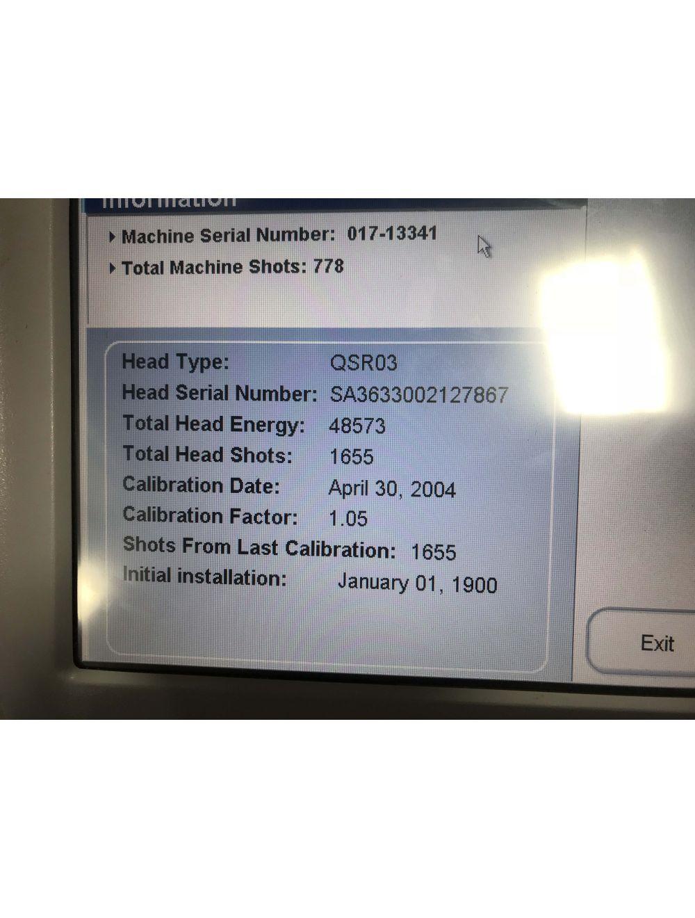 Lumenis IPL Quantum SR 590 Skin Rejuvenation Photofacial Handpiece 1655 Shots Lumenis