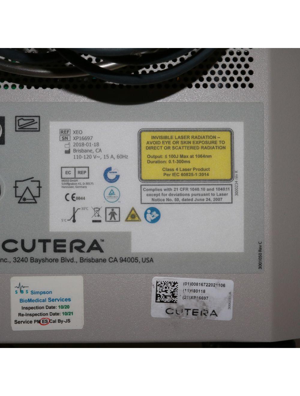 2018 Cutera Xeo NdYAG 1064 Laser ProWave Limelight Pearl Fractional ErYSGG LOW Cutera