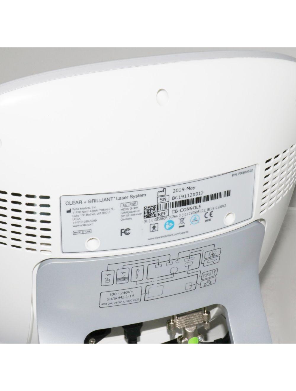 2019 Solta Clear + Brilliant w/ Permea Fractional 1440 1927 nm Laser Resurfacing Solta Medical