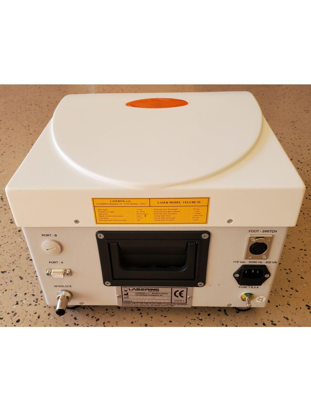 Certified Pre-Owned LASERING USA Velure S5 532 nm Green Diode Vascular & Pigmented Lesions Laser Sol International Medical