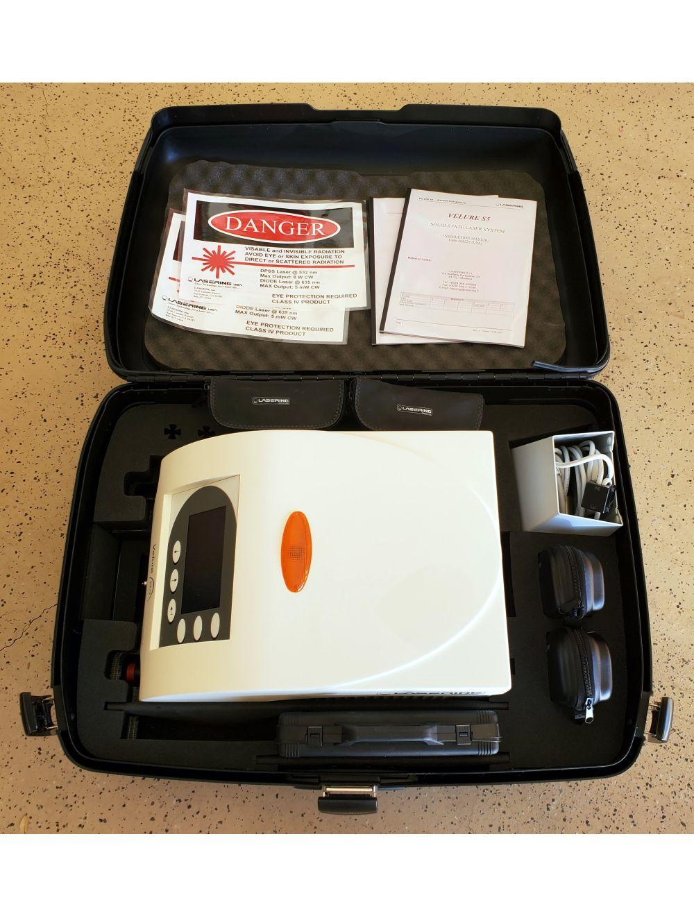Certified Pre-Owned LASERING USA Velure S5 532 nm Green Diode Vascular & Pigmented Lesions Laser Sol International Medical