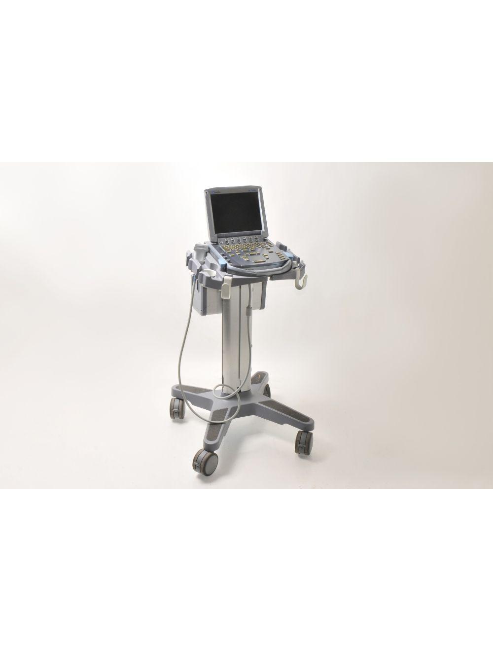 2011 SonoSite M-Turbo Portable Ultrasound Cart HFL38X Transducer Imaging System Sol International Medical