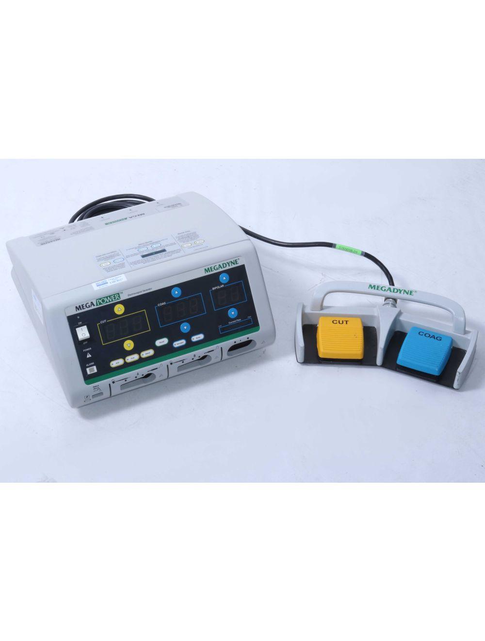 Megadyne Mega Power 1000 Electrosurgical Generator ESU Cut Coag 1 Pedal ONLY Sol International Medical
