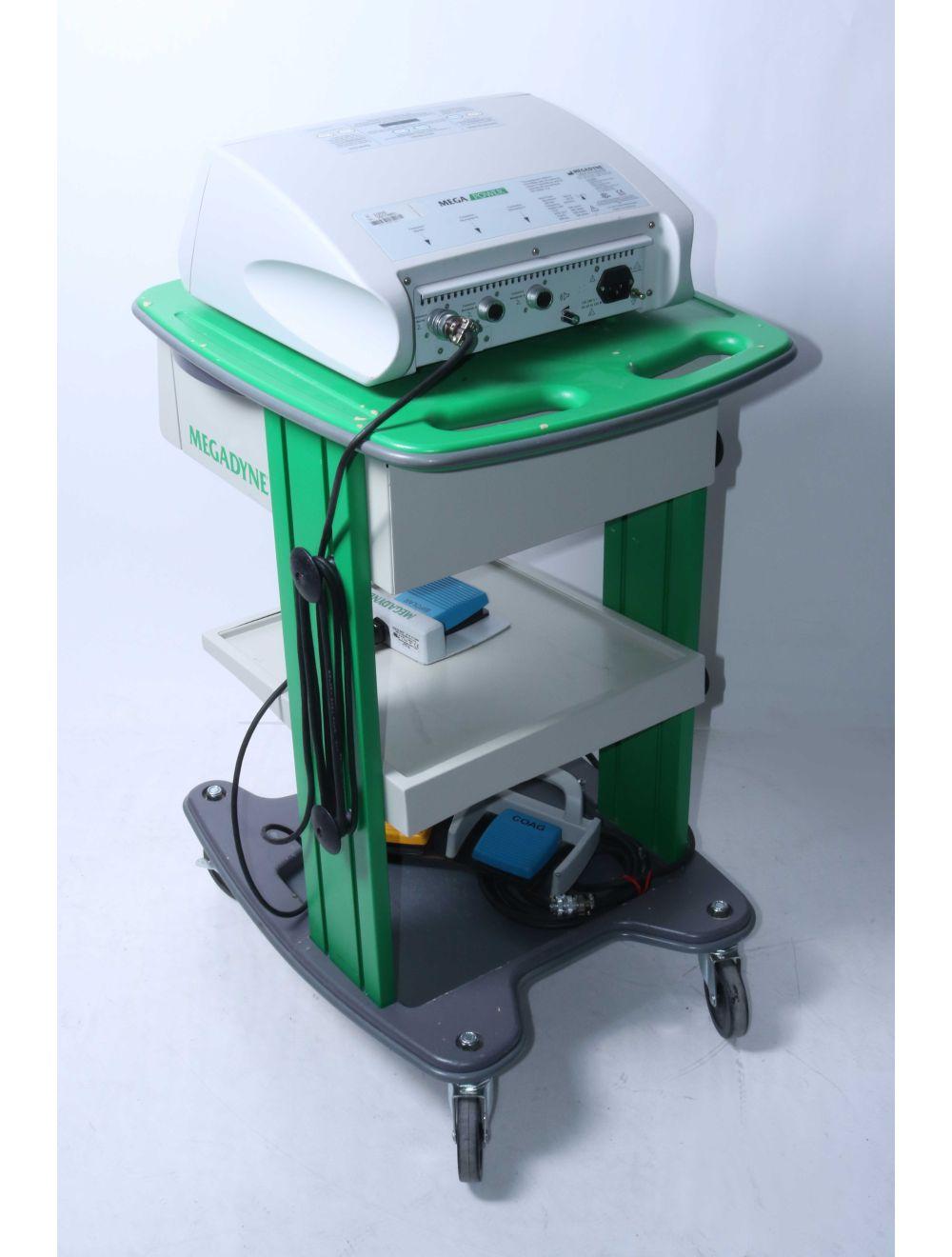 Megadyne Mega Power 1000 Electrosurgical Generator ESU Cut Coag Bipolar w/ Cart Sol International Medical