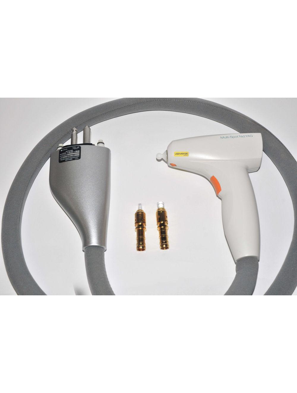 Lumenis Lume 1 Multi-Spot Nd YAG Laser Hair Removal Hand Piece w/ 2 Crystal Tips Lumenis