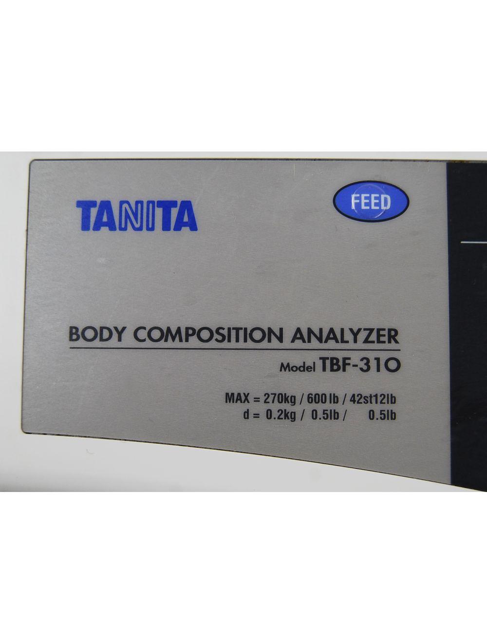 Tanita Body Composition Analyzer Scale Platform TBF-310 600lb Sol International Medical