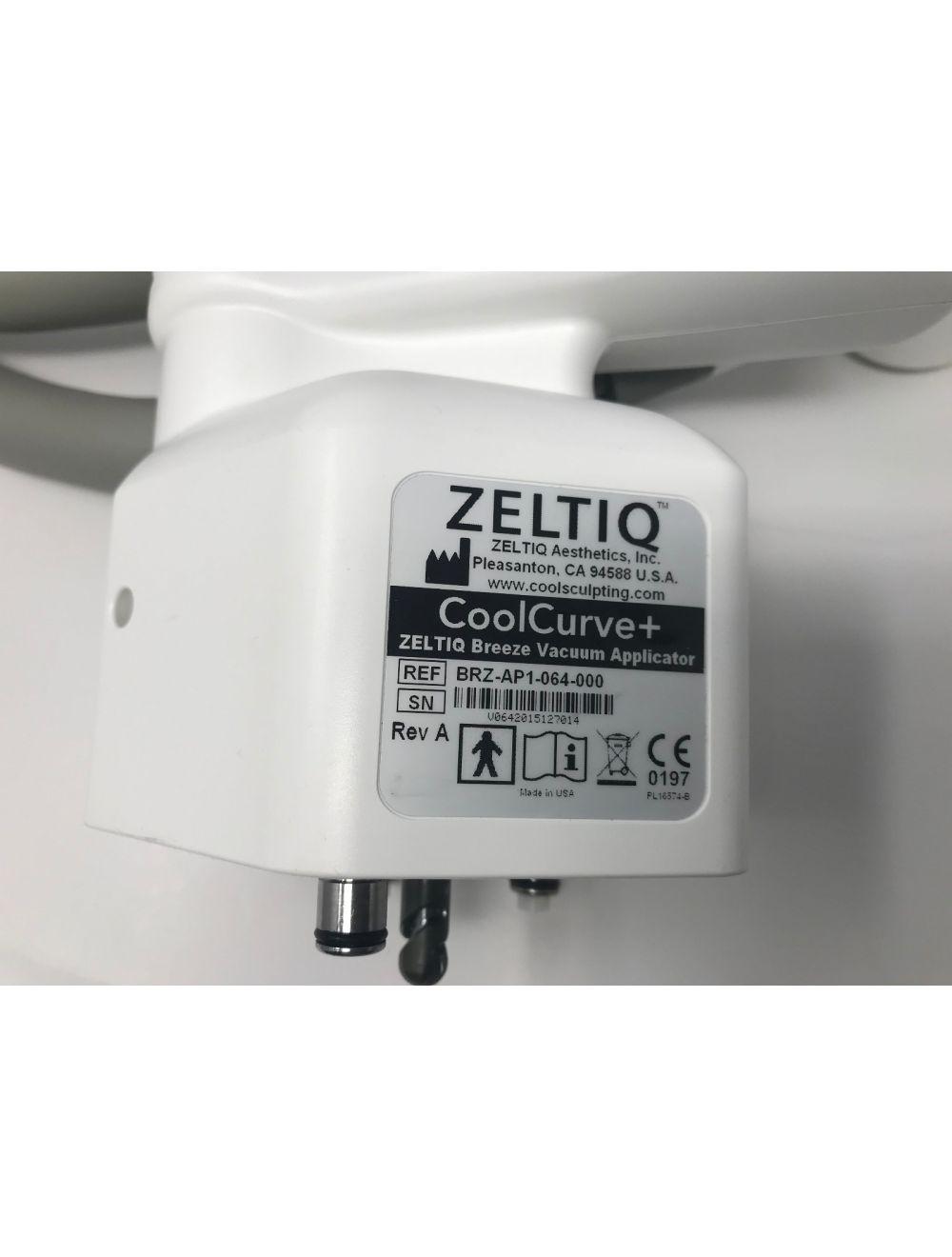 Zeltiq Cool Sculpting Cool Curve Plus + Breeze Vacuum Applicator BRZ-AP1-064-000 Zeltiq