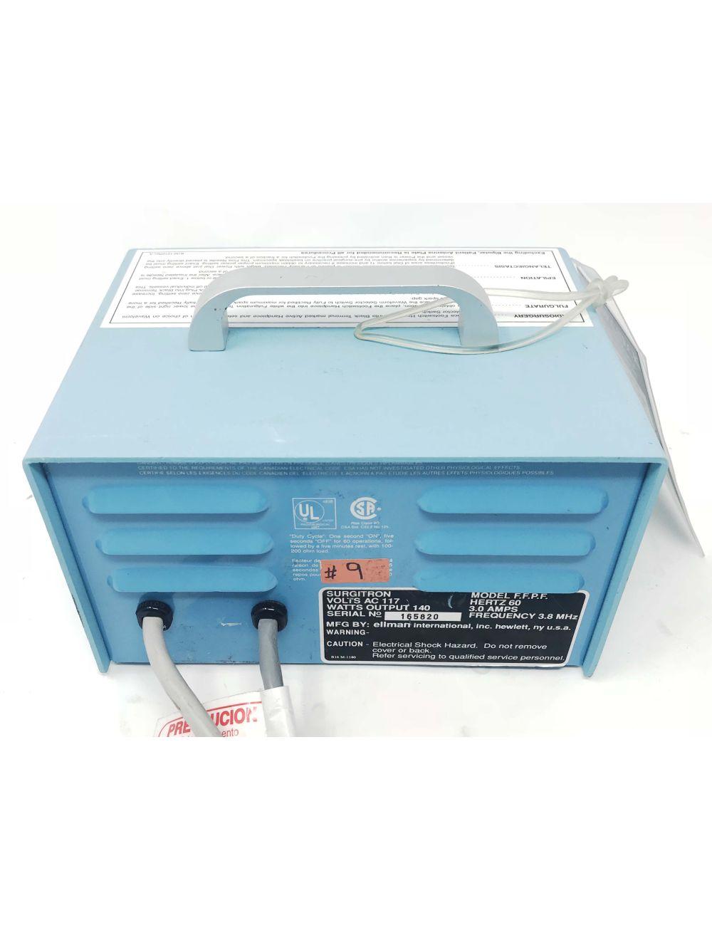 Ellman RF ESU Surgitron FFPF 140W Electrosurgical Generator w/ Metal Handpiece Sol International Medical