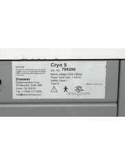 Cryo5 皮膚冷卻器 ZIMMER Syneron Syner-Cool Cryo 5 IPL 表皮雷射器