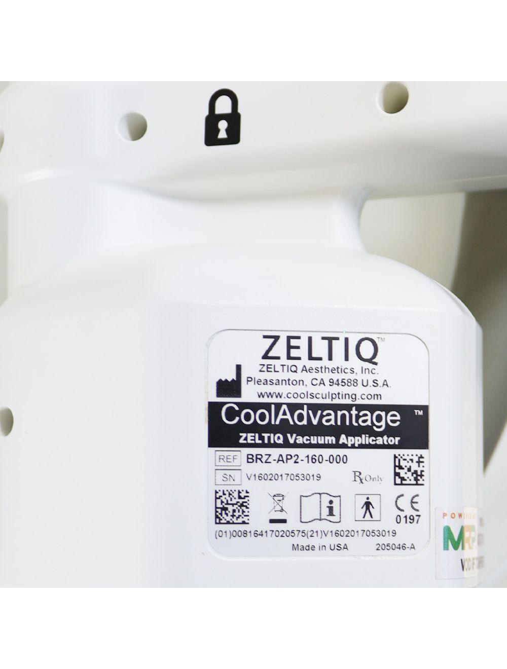 Zeltiq CoolSculpting CoolAdvantage Applicator Handpiece BRZ-AP2-160-000 2017 Zeltiq