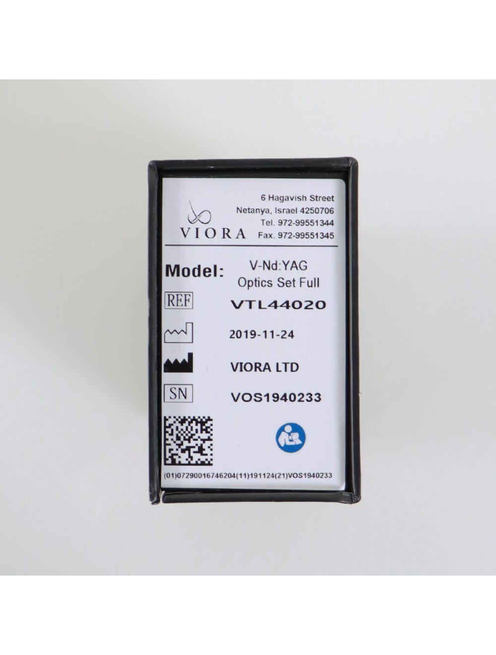 Viora V-Nd: YAG V-IPL Laser Handpiece Optics Lesions Hair Removal Set Sol International Medical