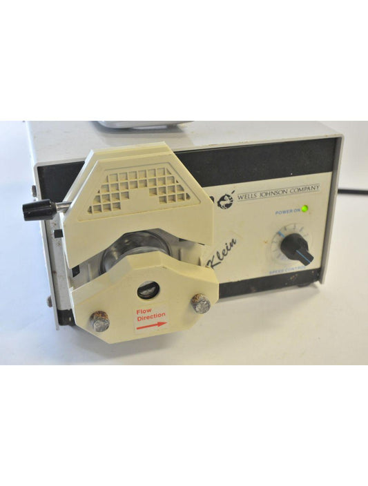 Wells Johnson Klein Peristaltic Anesthesia Infiltration Pump Single Head Console