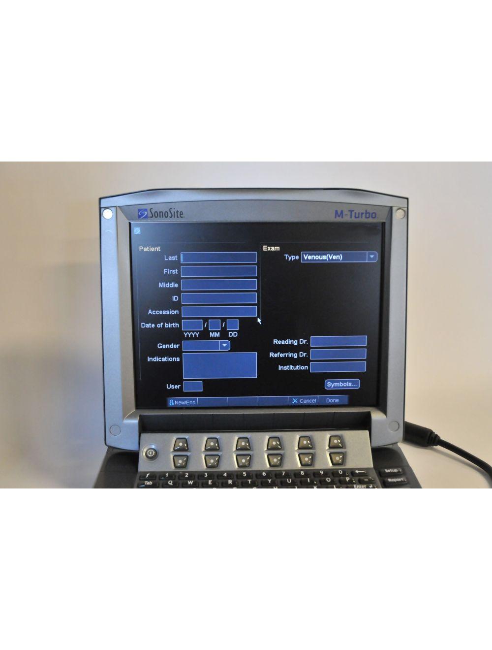 SonoSite M-Turbo Ultrasound System Leg Veins Portable MTurbo Sono Site 2010 Sol International Medical