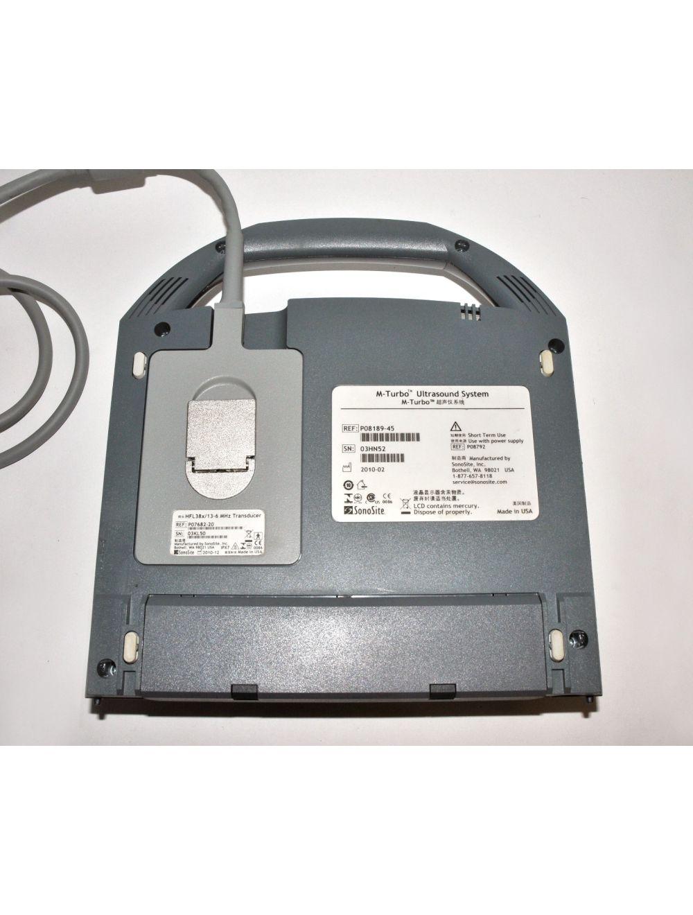 SonoSite M-Turbo Ultrasound System Leg Veins Portable MTurbo Sono Site 2010 Sol International Medical