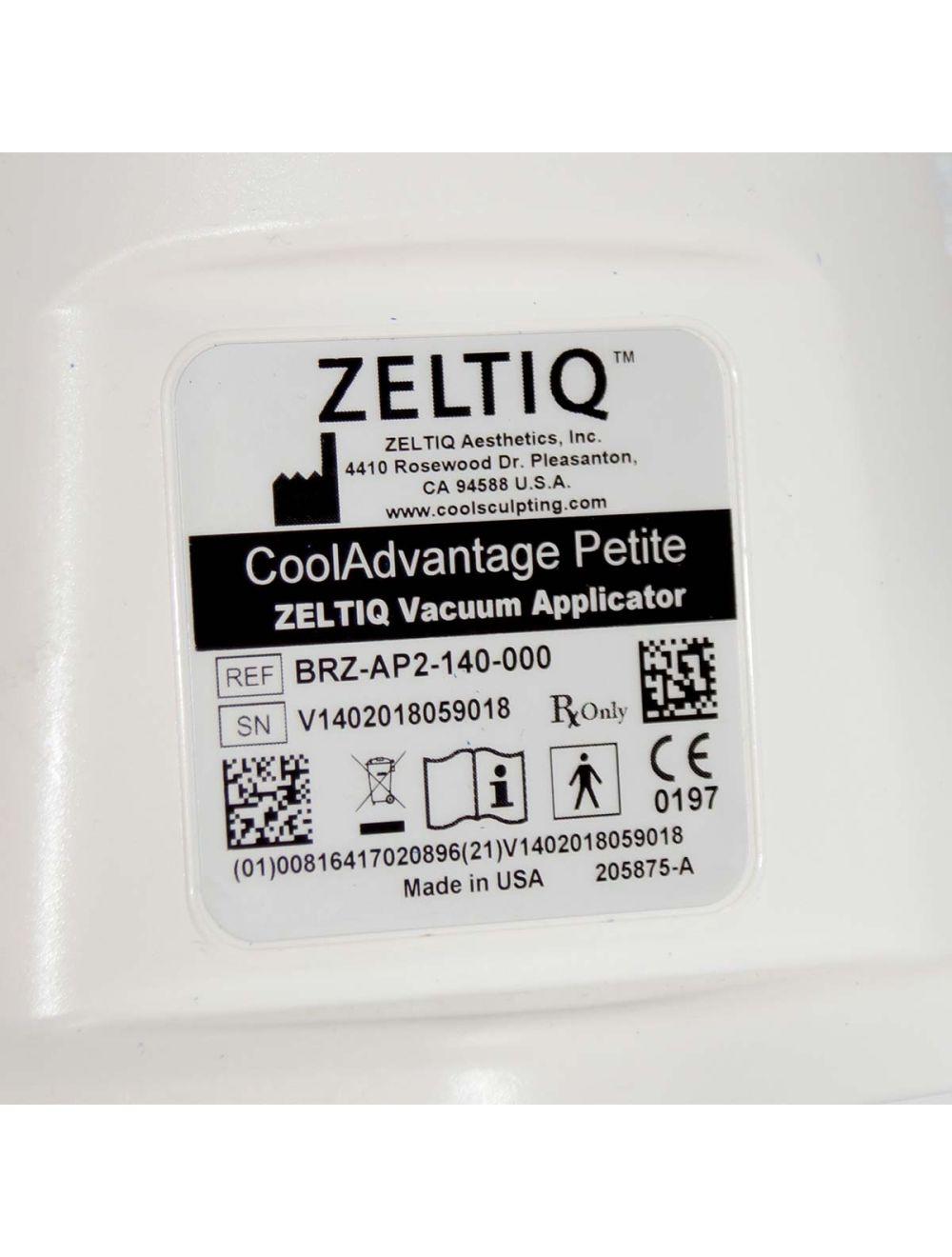 Zeltiq CoolSculpting CoolAdvantage Petite Vacuum Applicator BRZ-AP2-140-000 P Zeltiq