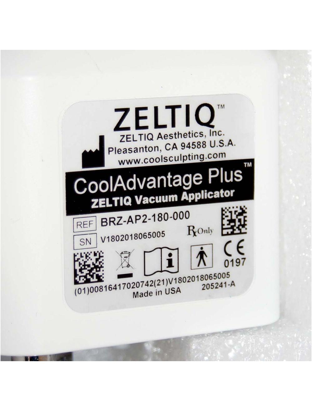 Zeltiq CoolSculpting CoolAdvantage Plus Vacuum Applicator BRZ-AP2-180-000 P Zeltiq