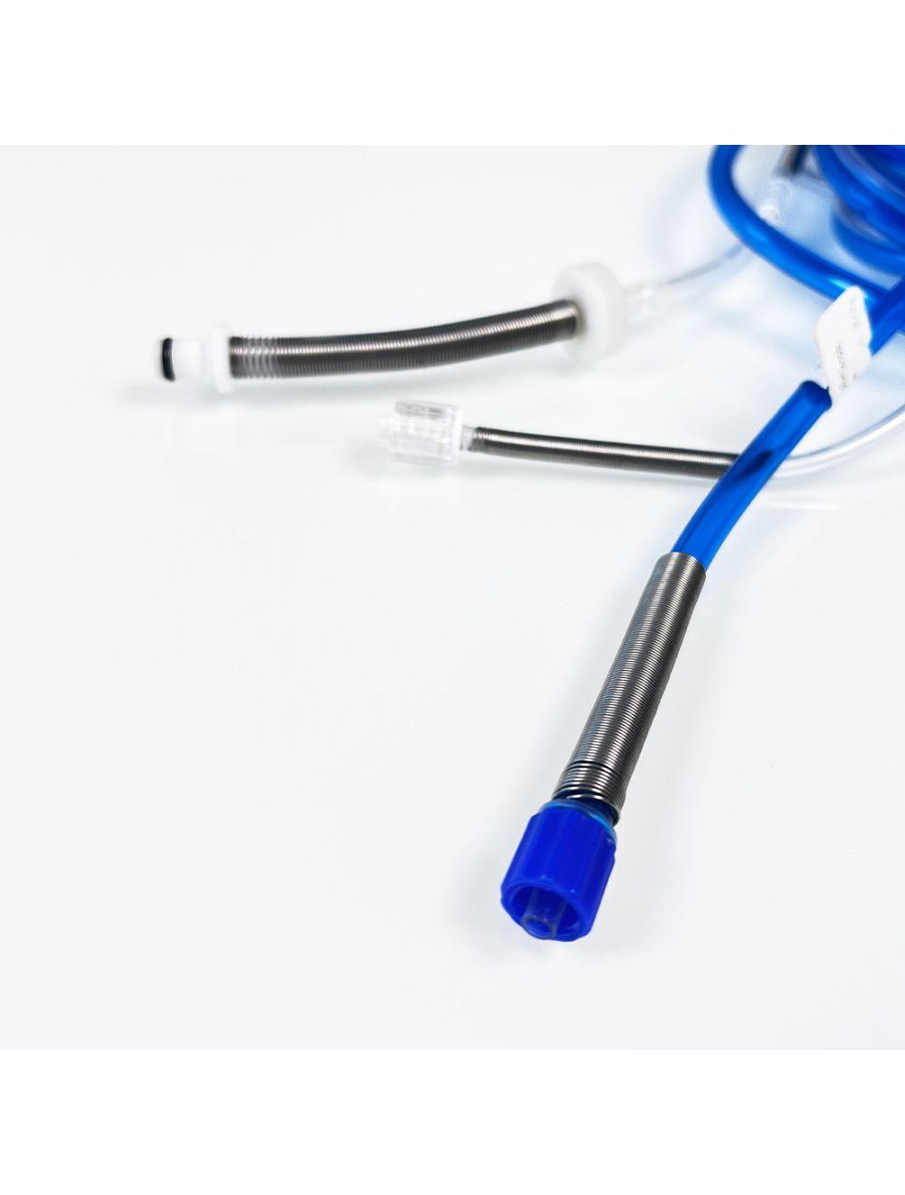 Edge Systems Hydrafacial Handpiece Tubing Clear Blue Double Fork Hose Tube Hydrafacial