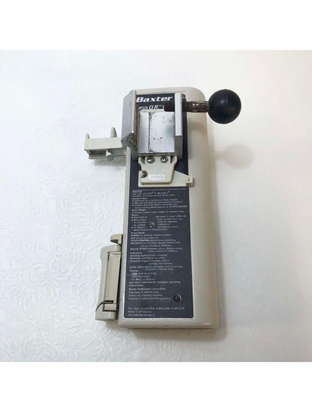 Baxter Infus OR Propofol Label 60cc IV Infusor Pump Bolus Infusion Unit Sol International Medical