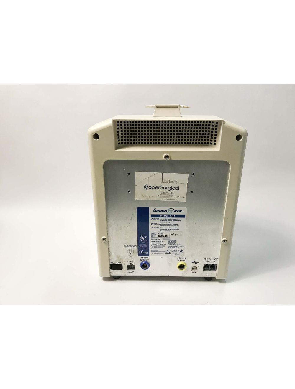 Cooper Surgical Lumax TS Pro Fiberoptic Cystometry Urinary Diagnostic System Sol International Medical