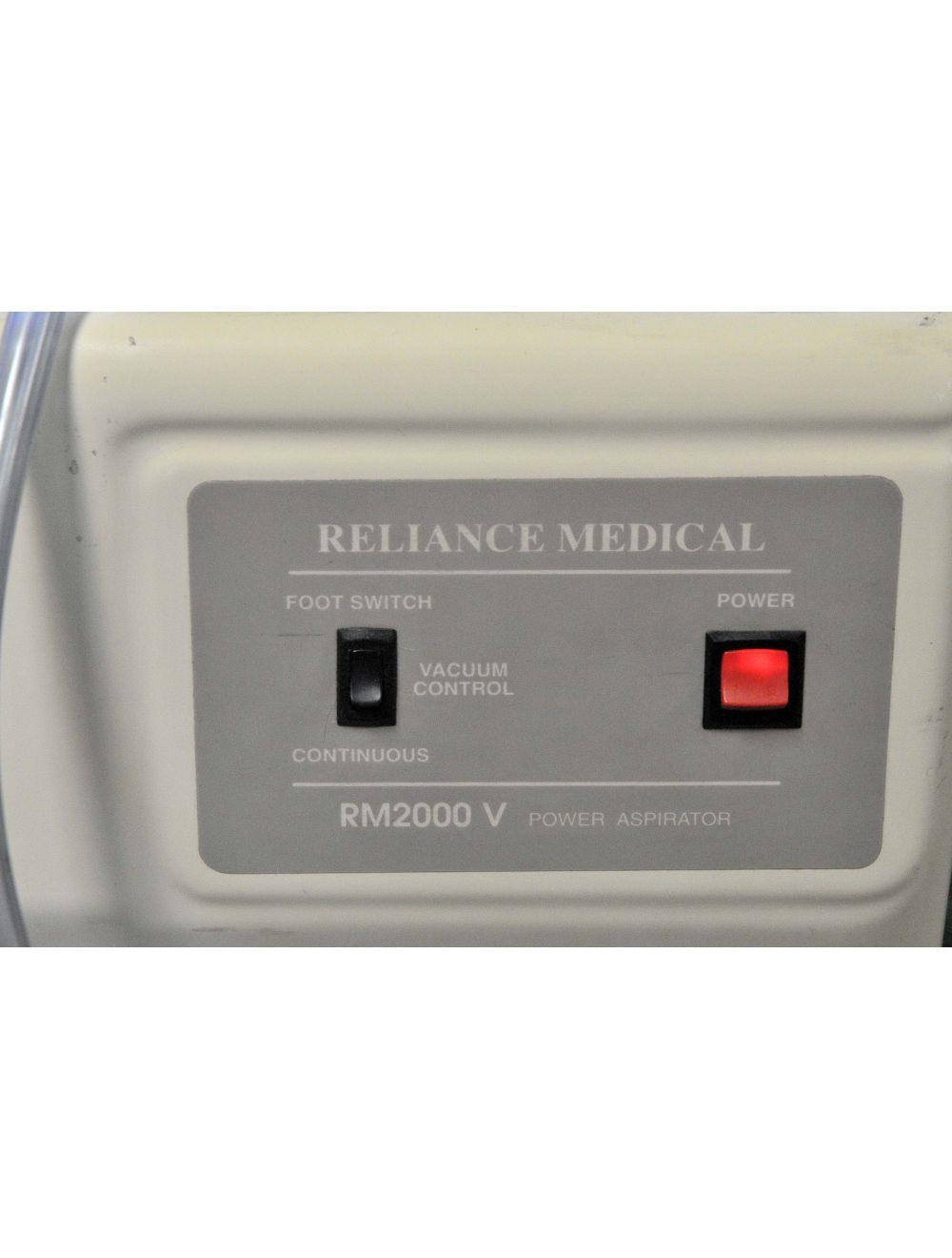 Reliance Medical RM2000V Power Aspirator RM2000 V Aspiration System Sol International Medical