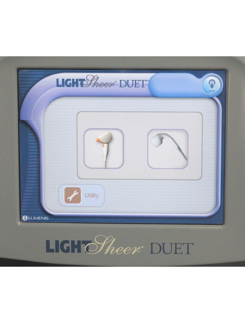 2011 Lumenis LIGHTSHEER Duet Laser 810nm w/2 Handpieces Hair Removal Light Sheer Lumenis
