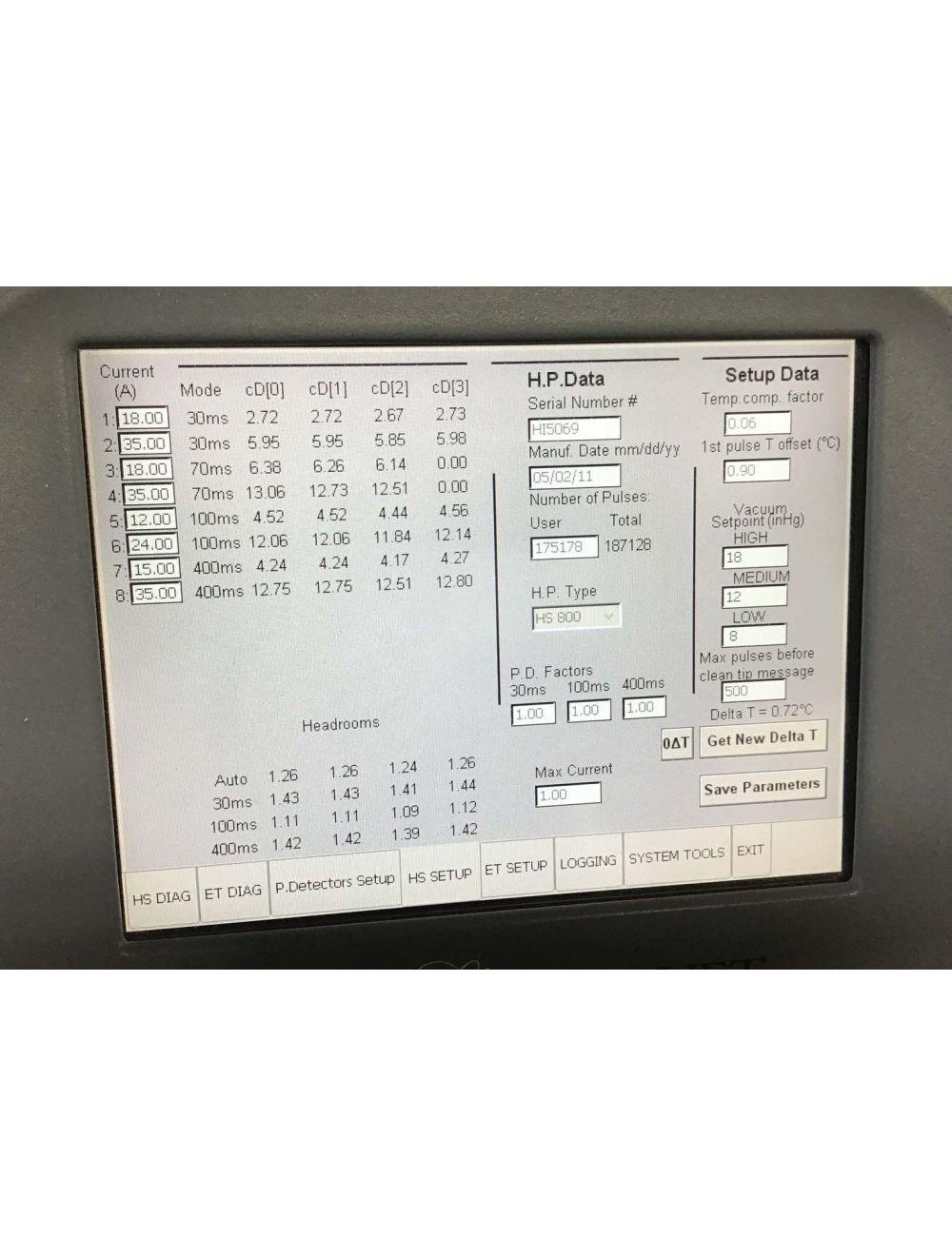 2011 Lumenis LIGHTSHEER Duet Laser 810nm w/2 Handpieces Hair Removal Light Sheer Lumenis