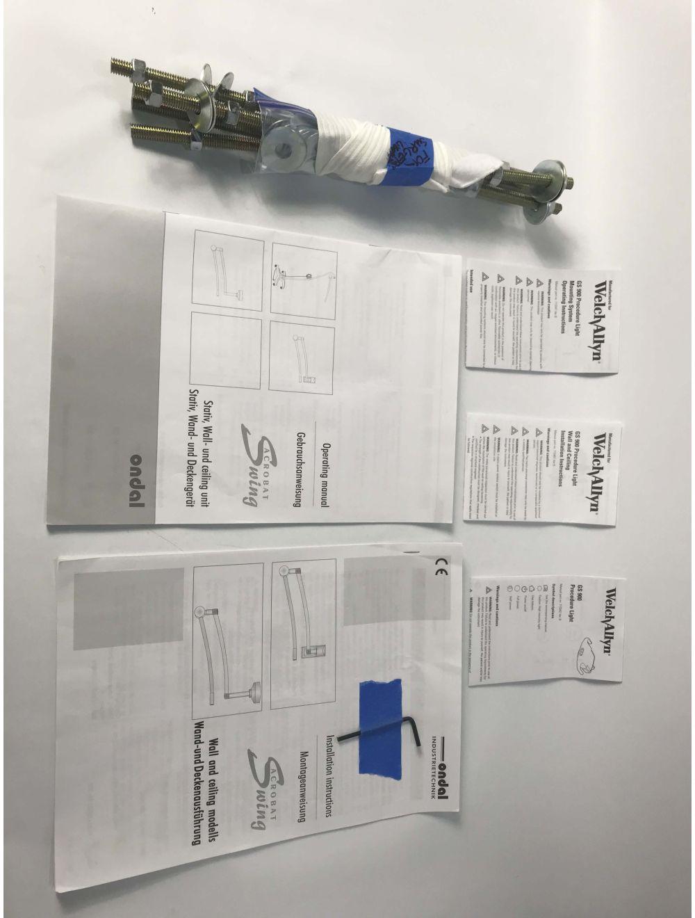Welch Allyn Green Series GS 900 Surgical/Procedure Lamp Ceiling Mounted Overhead Sol International Medical