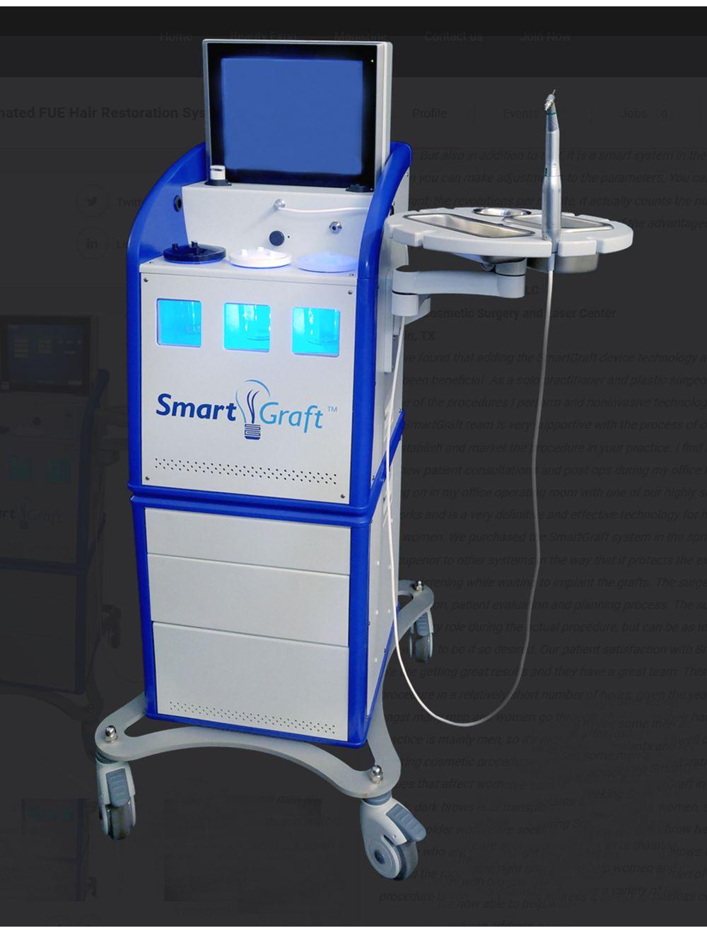SmartGraft FUE (Follicular Unit Extraction) Automated Hair Restoration Treatment Sol International Medical