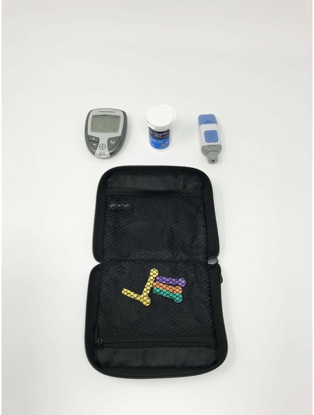 Bayer Contour Next EZ Blood Glucose Meter 9628 mg/dL Travel Kit Strips Lancets Sol International Medical