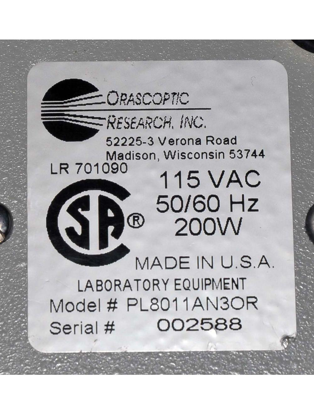 ZEON Orascoptic Fiber Optic Light Source Illuminator Dental Model# PL8011AN3OR Sol International Medical