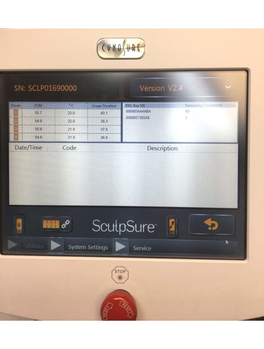 2015 Cynosure SCULPSURE 1060 nm Diode Laser Lipolysis Body Contour Reduce Fat