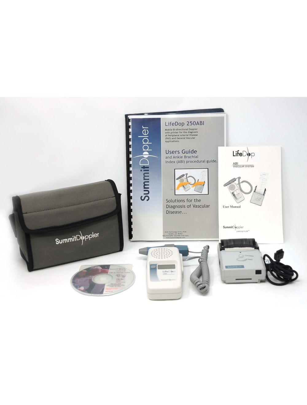 SummitDoppler L250ABI LifeDop Vascular Probe Summit Doppler L250 ABI Kit Sol International Medical