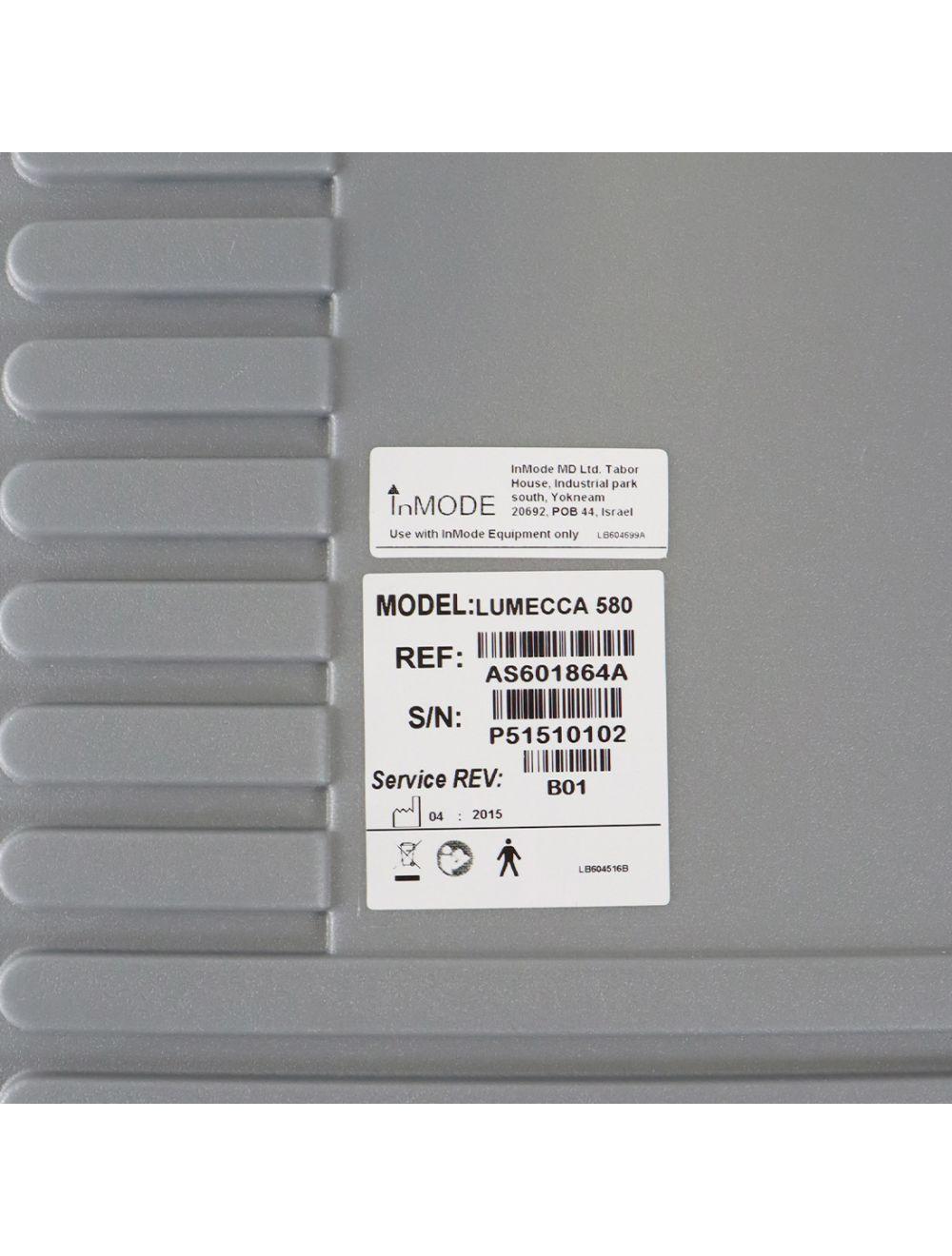 2015 InMode Lumecca IPL SR580 Handpiece HP Vascular Pigmented Lesions AS601864 InMode