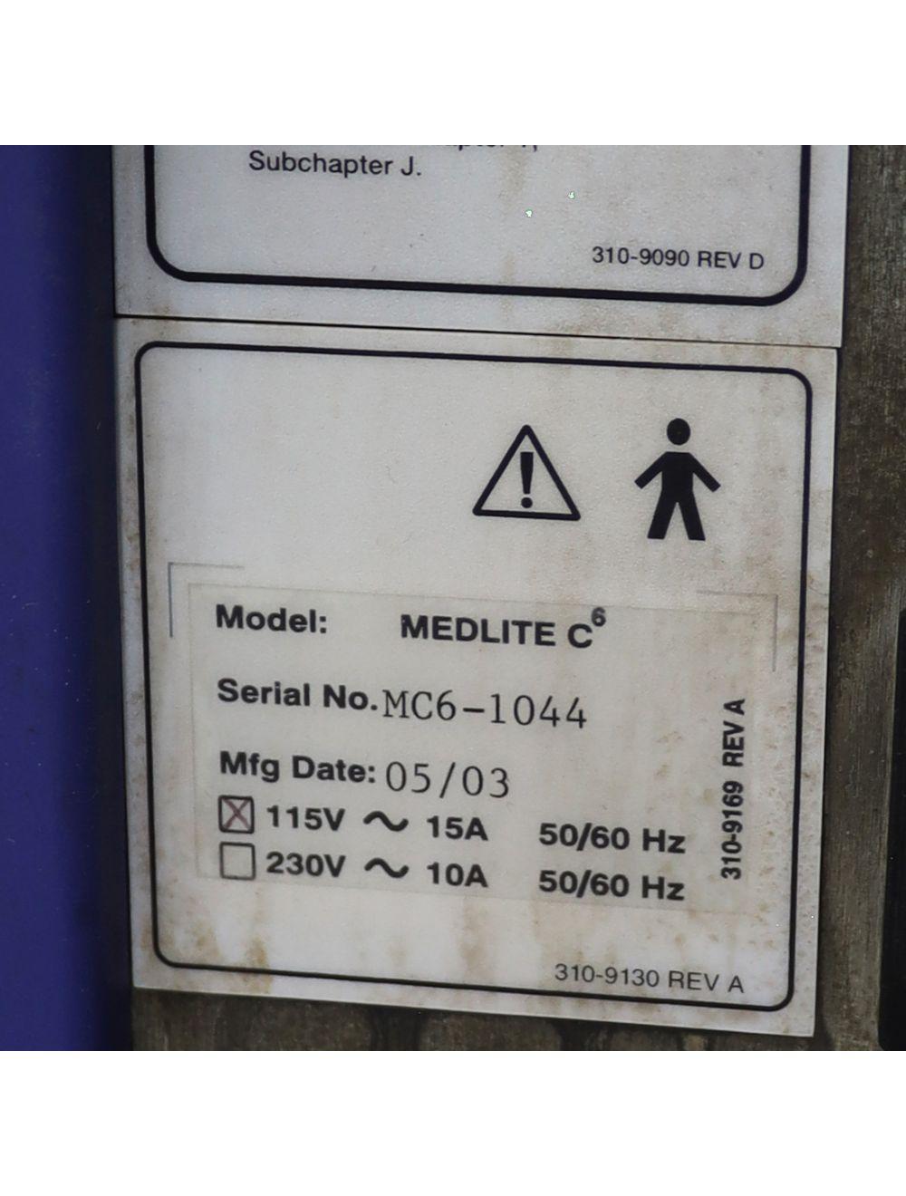 2003 Hoya ConBio MedLite C6 Q Switch Laser Con Bio Tattoo Removal 532 1064 nm