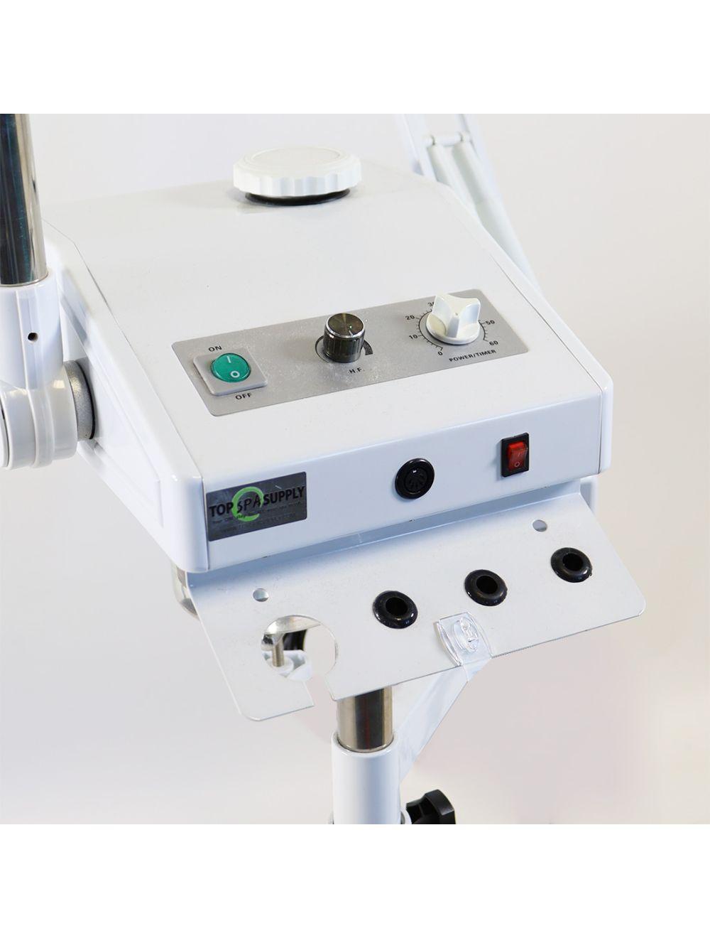 Facial Steamer Mobile 3 in 1 Beauty Instrument Rolling M-2005D Salon Spa 5x Lens