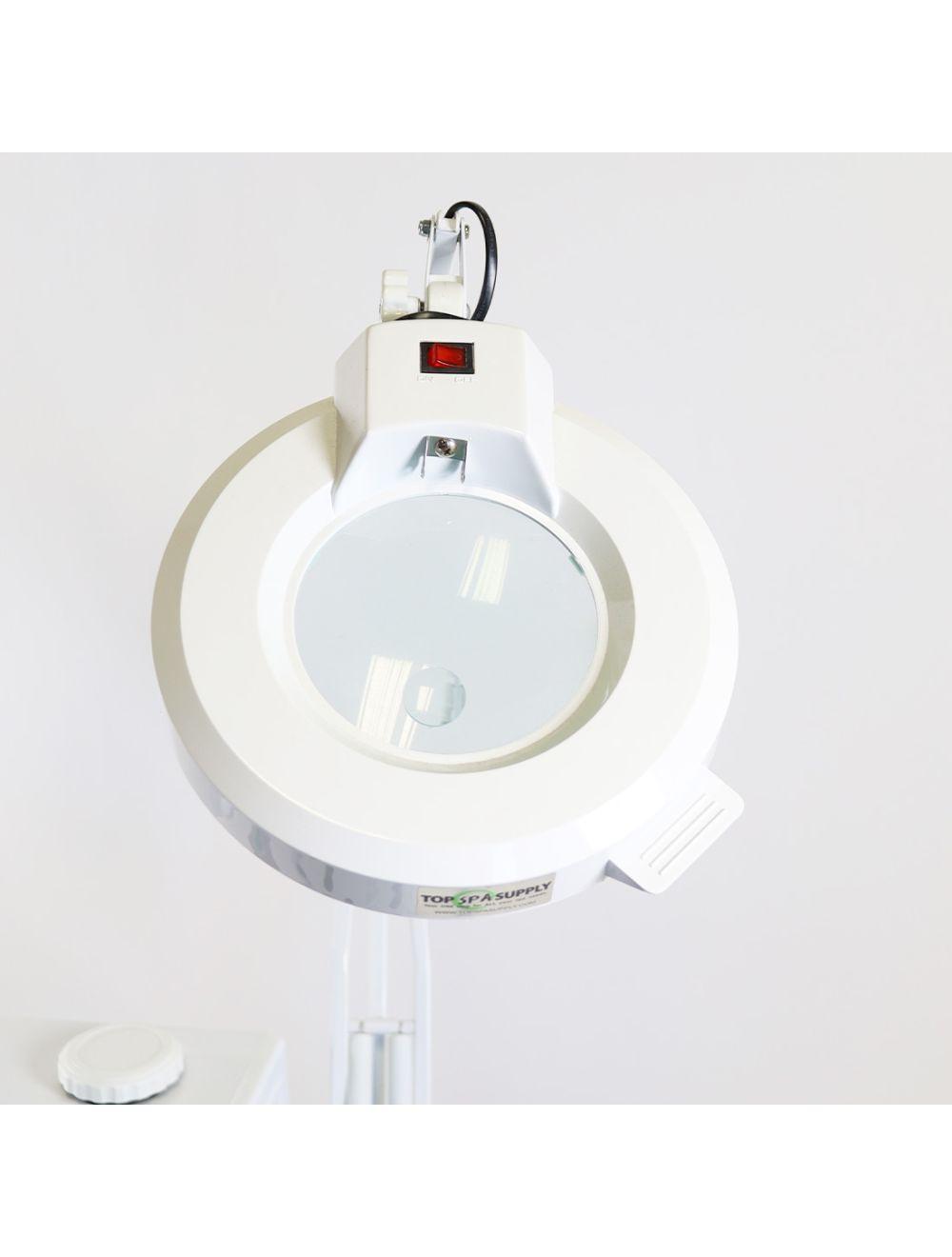 Facial Steamer Mobile 3 in 1 Beauty Instrument Rolling M-2005D Salon Spa 5x Lens