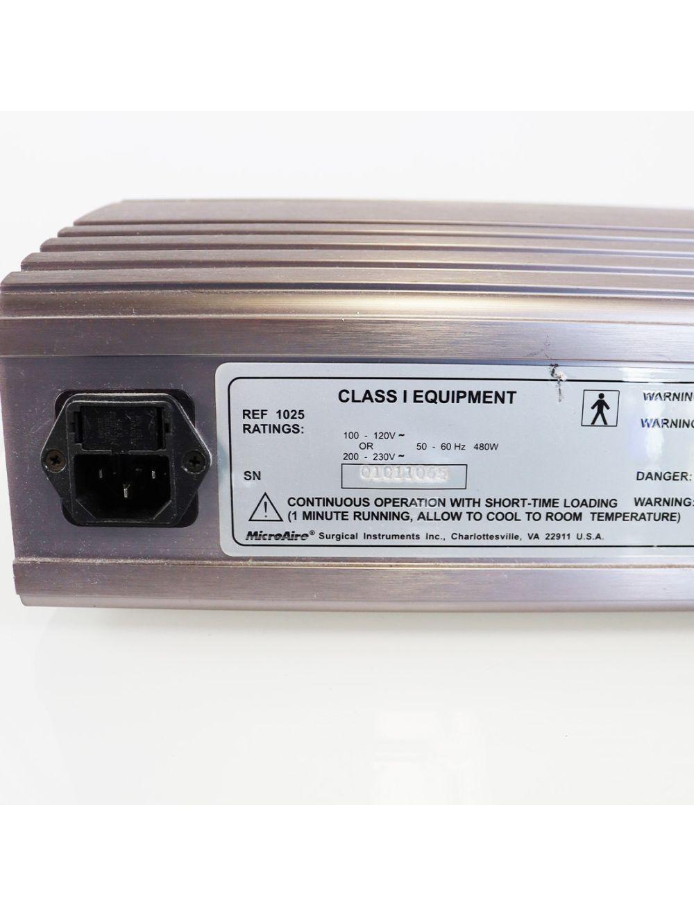 Microaire Surgical Systems 1025 Lipoplasty Power Assisted Electric Console Sol International Medical