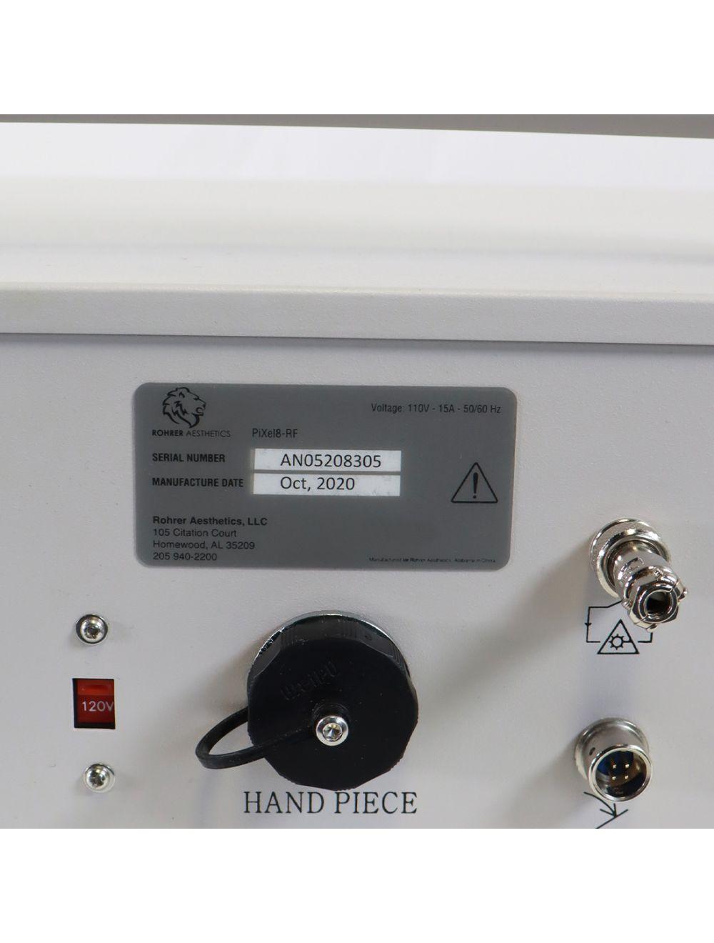 2020 Rohrer Aesthetics Pixel8 RF Radio Frequency Micro Needling Tabletop System Sol International Medical