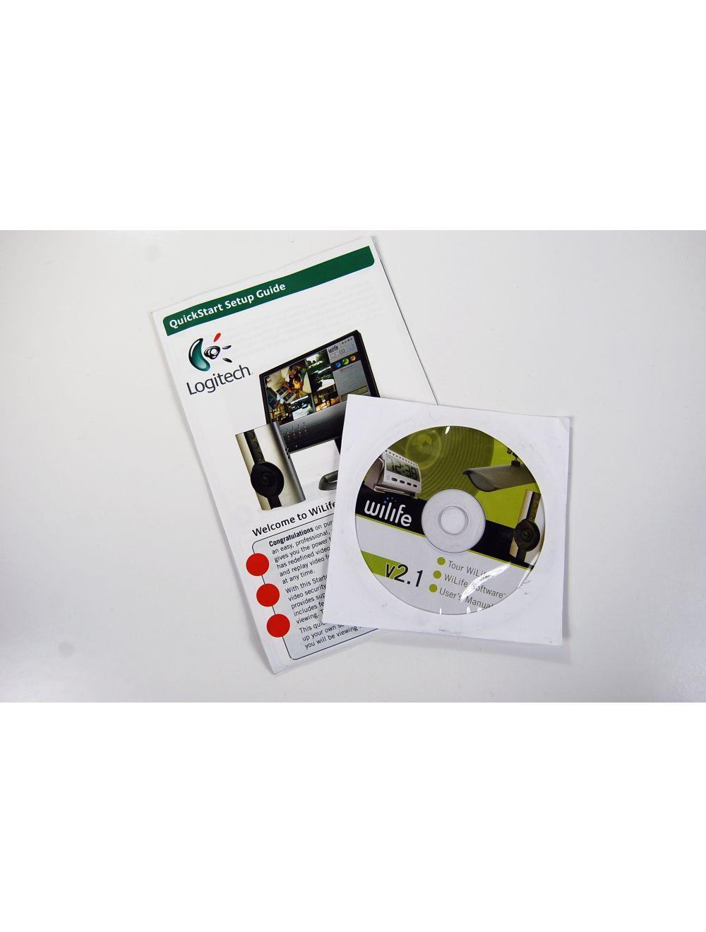 Logitech WiLife Indoor Adjustable Security 6 Camera System 110i &amp; Laptop