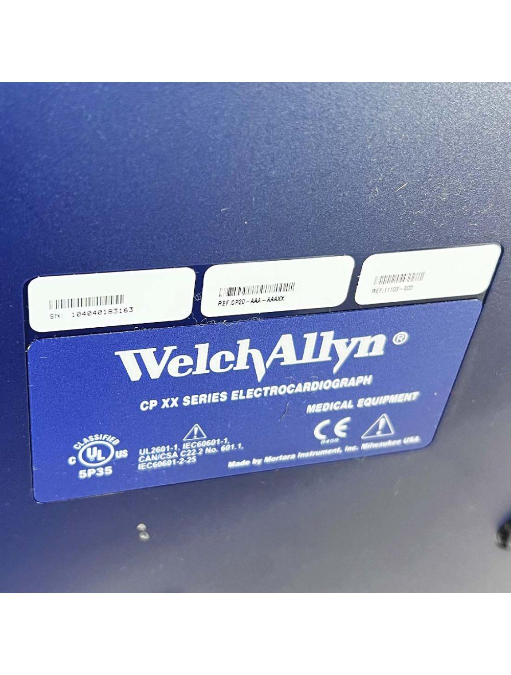 Welch Allyn EKG CP20 CP XX Series Electrocardiograph ECG CP 20 11103 Sol International Medical