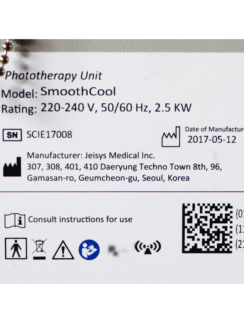 2017 Jeisys Medical SmoothCool Phototherapy IPL Laser Smooth Cool Hair Removal