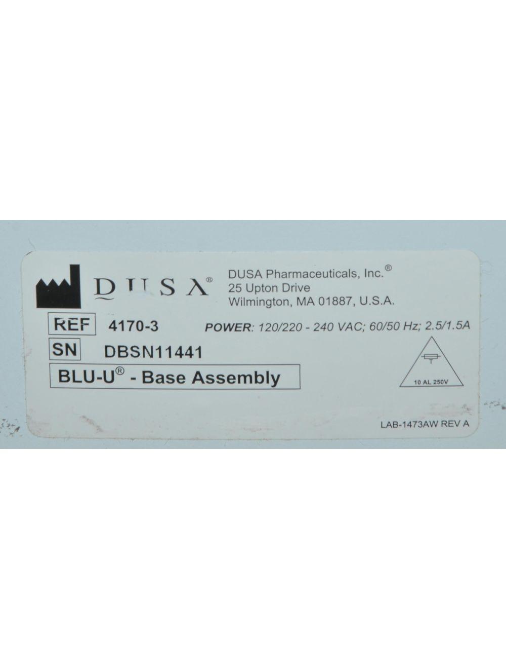 DUSA Pharmaceuticals Blue Light BLU-U Photodynamic Light Therapy Acne 4170 Sol International Medical