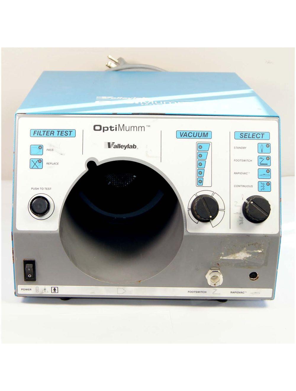 ValleyLab OptiMumm Smoke Evacuator with Filter RapidVac AccuVac Sol International Medical