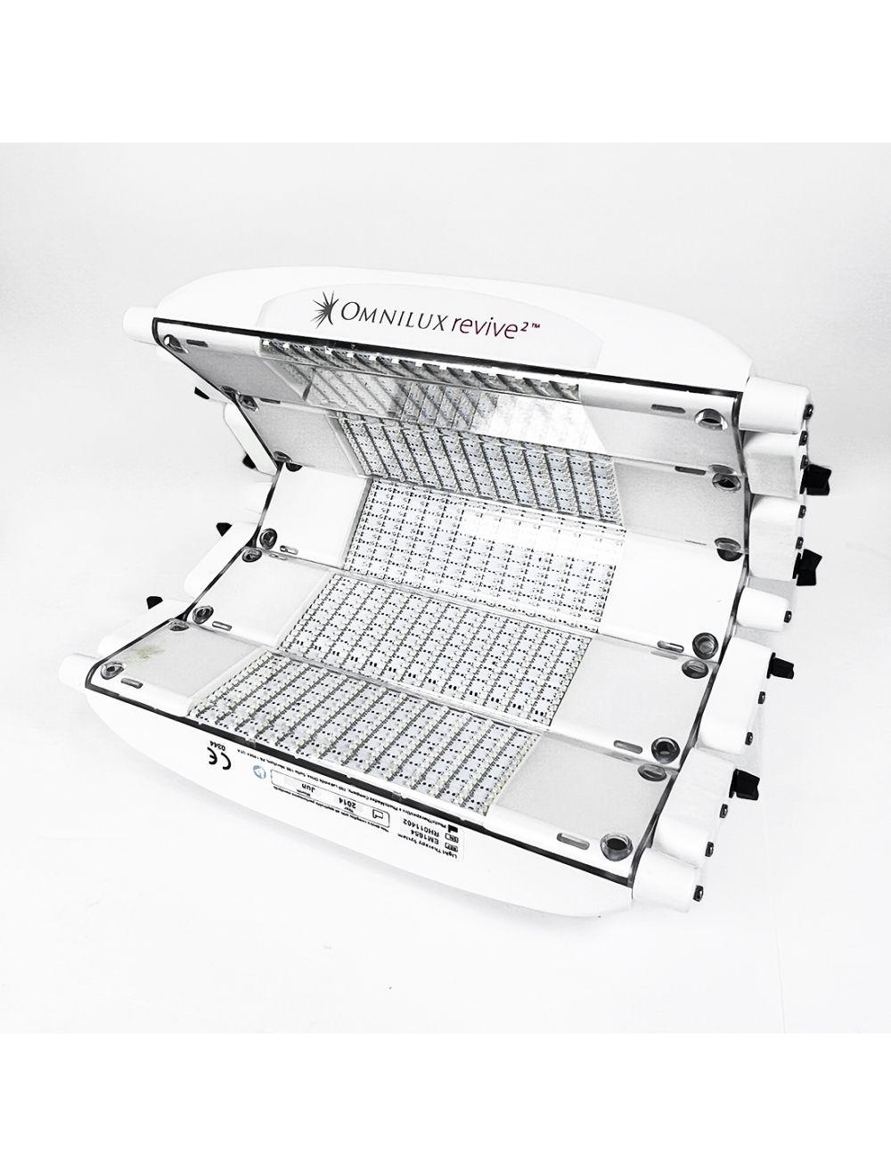 2014 OmniLux PhotoTherapeutics Blue Red Light Therapy System with Cart EM1258S Sol International Medical