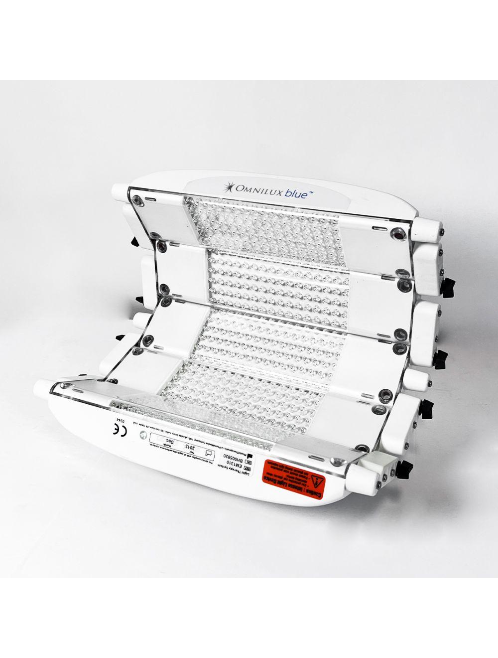 2014 OmniLux PhotoTherapeutics Blue Red Light Therapy System with Cart EM1258S Sol International Medical